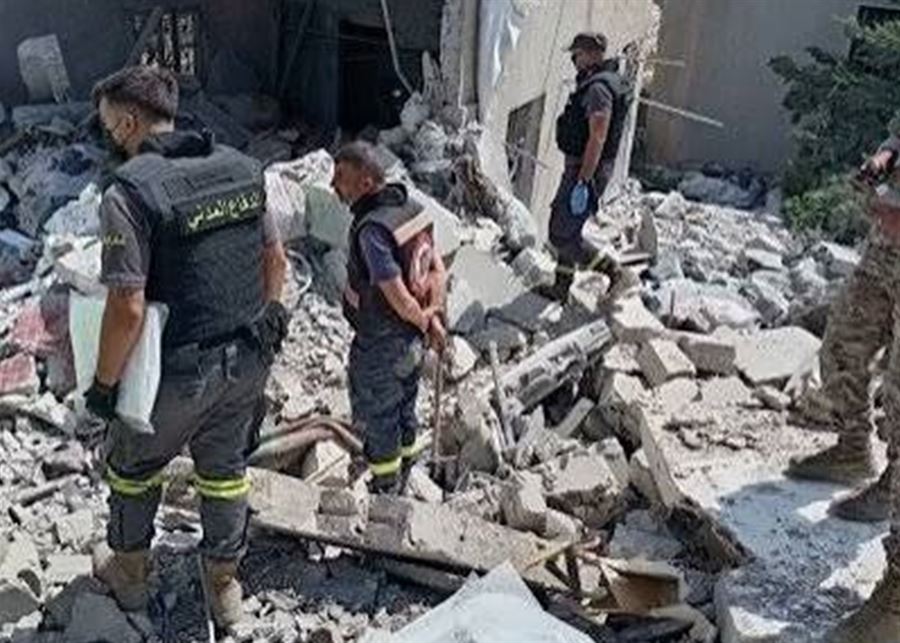 الدفاع المدني: انتشال جثامين أربعة شهداء في زوطر الغربية