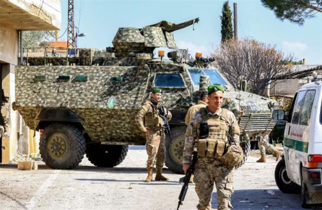 الجيش: توقيف 14 سورياً لدخولهم خلسة