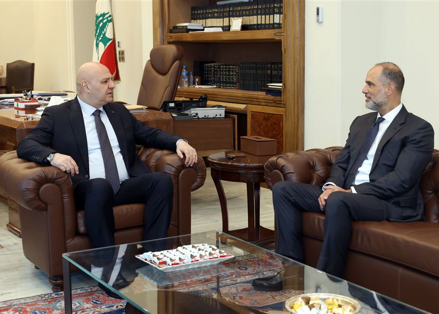 Aoun and Rasamni discussed the development of Klayaat and Rafic Hariri International Airports