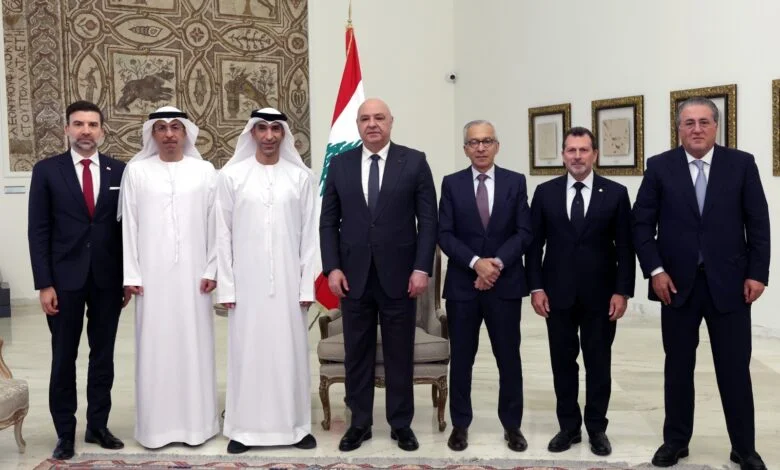 عون للوفد الإماراتي: استثمروا في لبنان